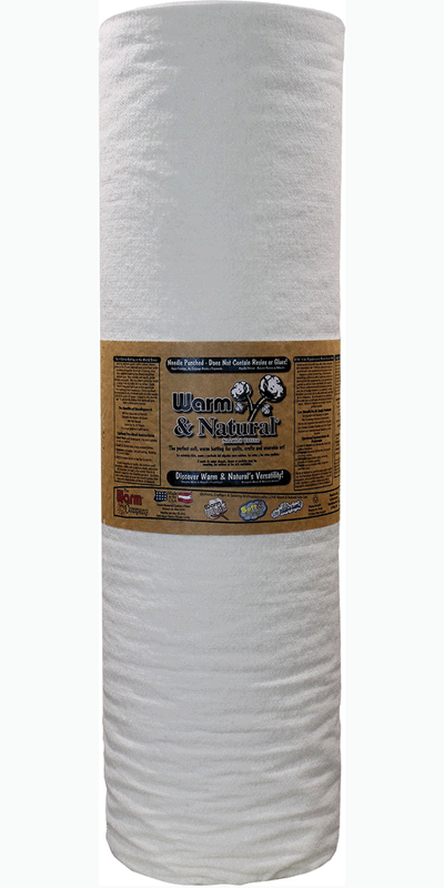 Warm & Natural 90" x 40 YD Cotton Batting - Premium Quality
