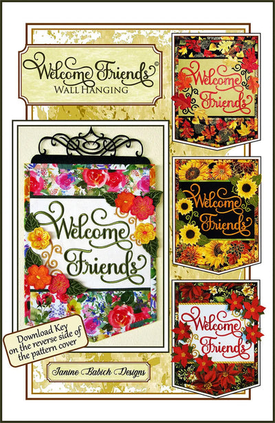 Welcome Friends Decorative Wall Hanging