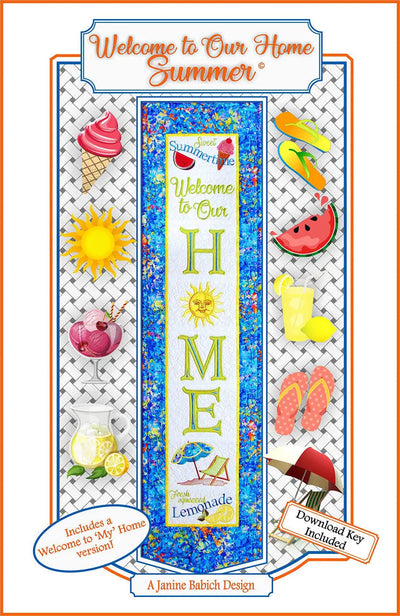 Welcome To Our Home Summer Decorative Plaque