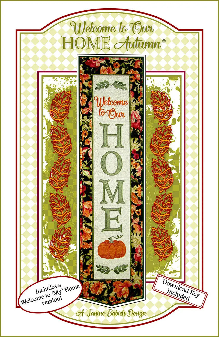 Welcome to Our Home - Autumn Decorative Tapestry