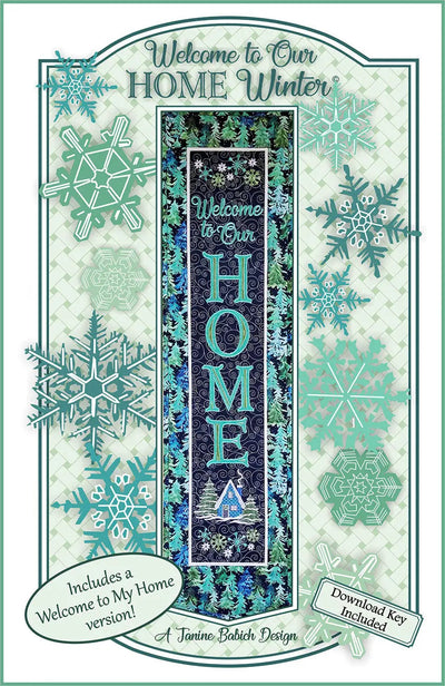 Welcome to Our Home - Winter Embroidery Pattern