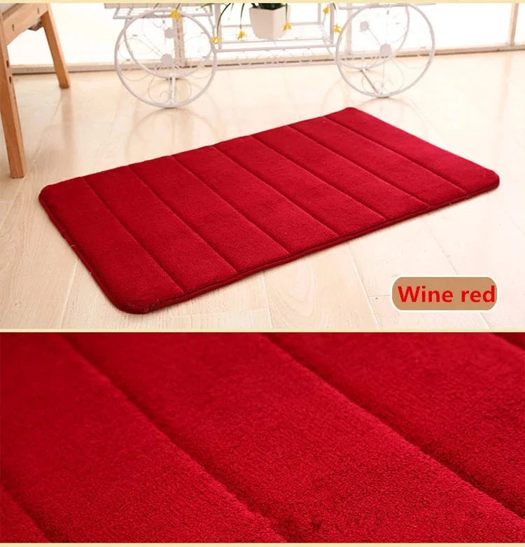 Alfombrilla de baño de espuma viscoelástica de coral premium