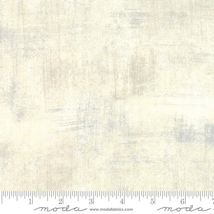 Tissu crème White Grunge Basics 44"/45" par yard