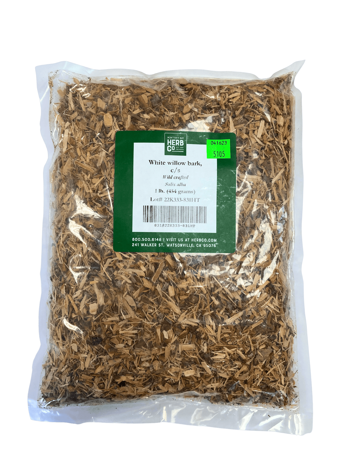 Premium Cut & Sifted White Willow Bark for Natural Relief - Korvel