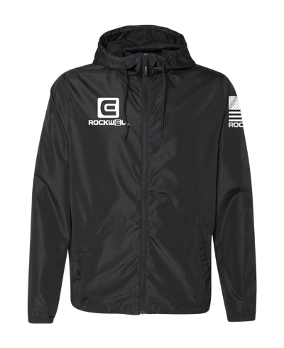 Packable Black Windbreaker Jacket for All Weather - Korvel