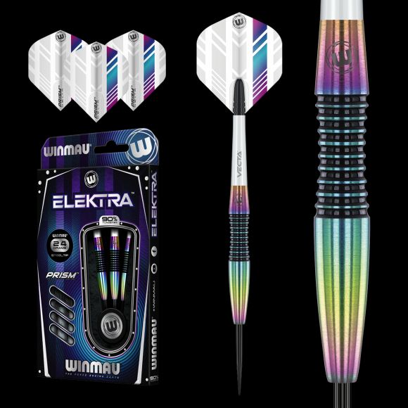 Juego de Dardos de Punta de Acero Winmau Elektra
