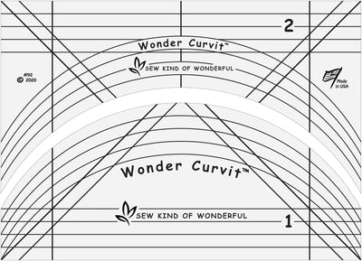 Wonder Curvit Quilting Ruler Set