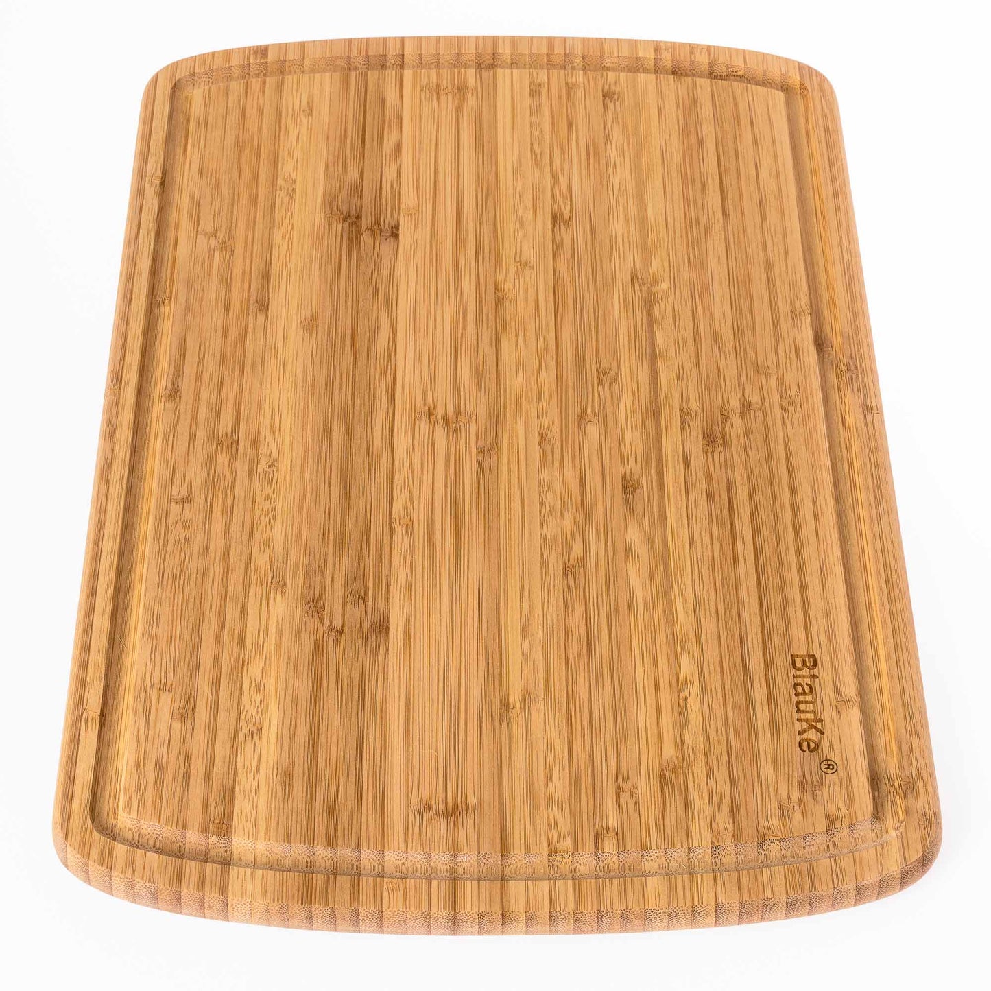 Extra Large Bamboo Cutting Board – 18"x12" Double-Sided with Deep Juice Groove - Korvel
