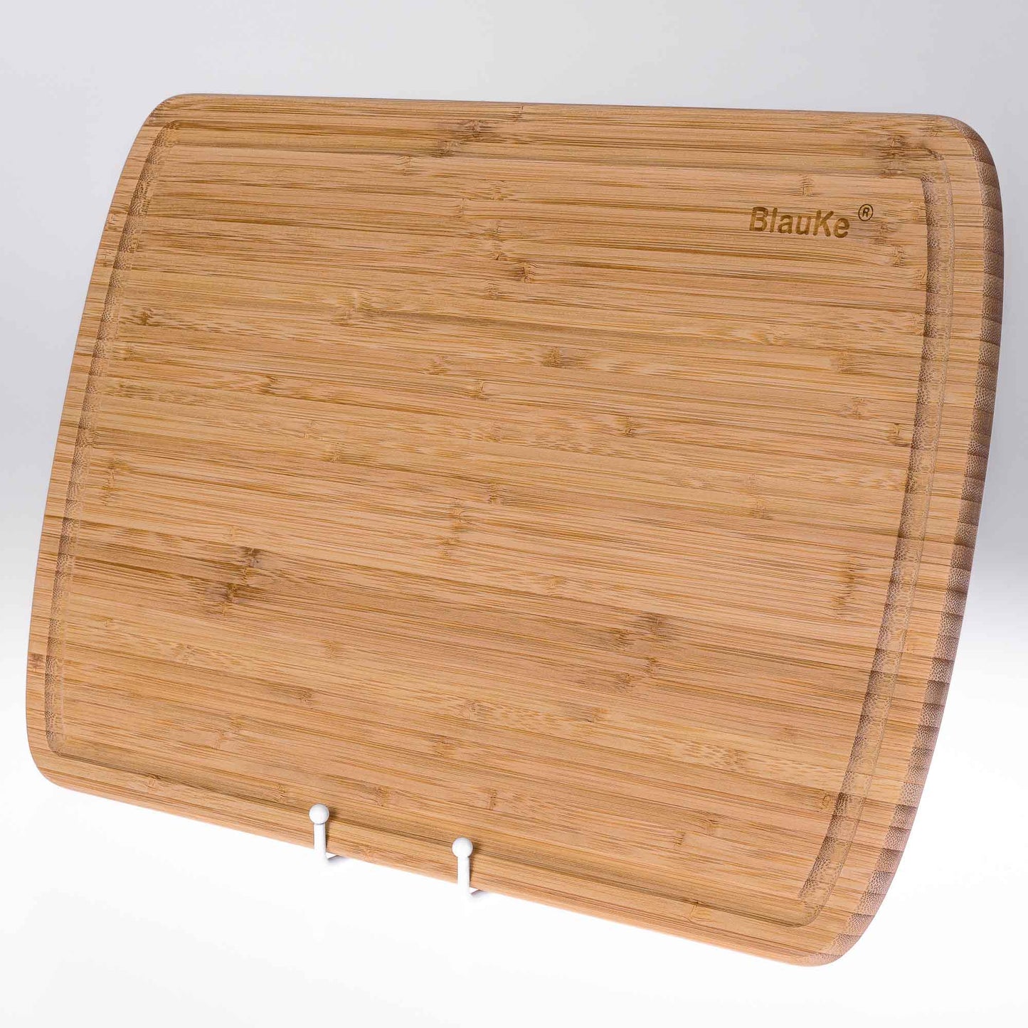 Extra Large Bamboo Cutting Board – 18"x12" Double-Sided with Deep Juice Groove - Korvel