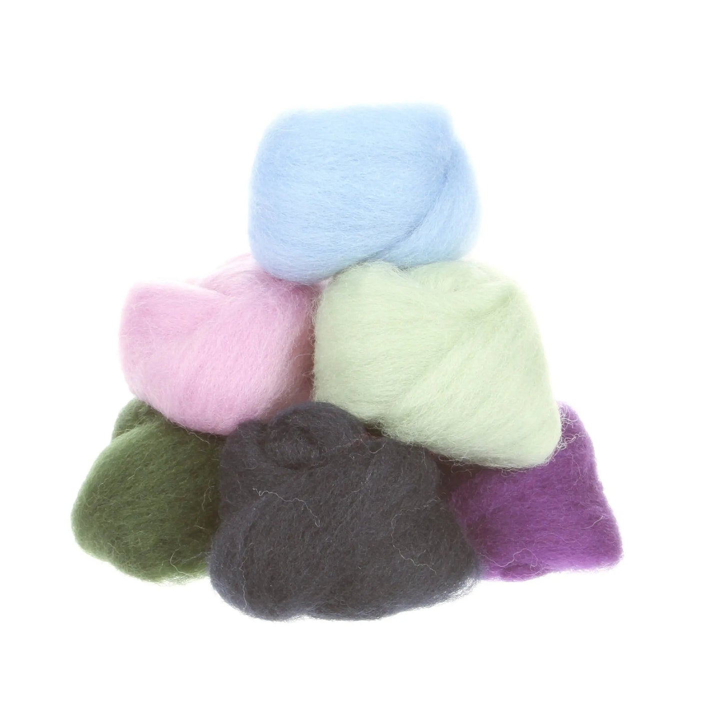 Wool Roving Assortment - Hydrangeas Collection