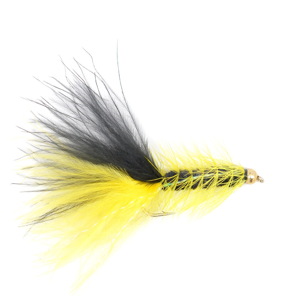 Premium Woolly Bugger Fly Assortment - 10 Bead Head Streamers - 5 Vibrant Patterns - Size 8 Hooks - Korvel