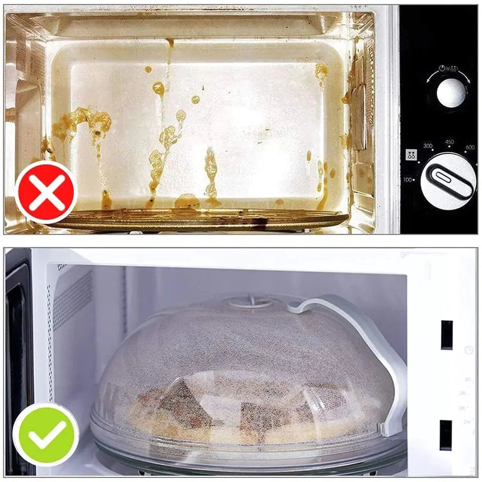 Cubierta de Alimentos para Microondas - Plástico Resistente a Altas Temperaturas
