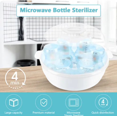 Esterilizador de biberones para microondas para bebés