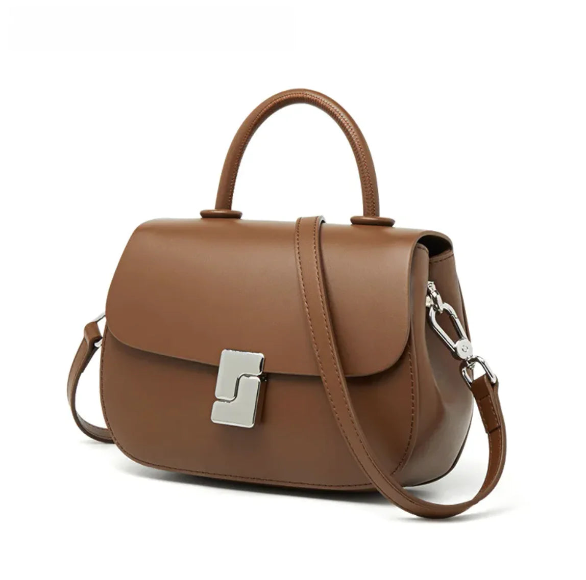 Sac bandoulière en cuir rétro