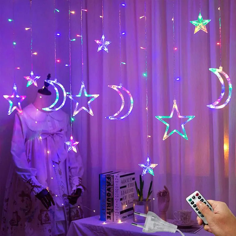 Luces de Cuerda de Estrellas LED