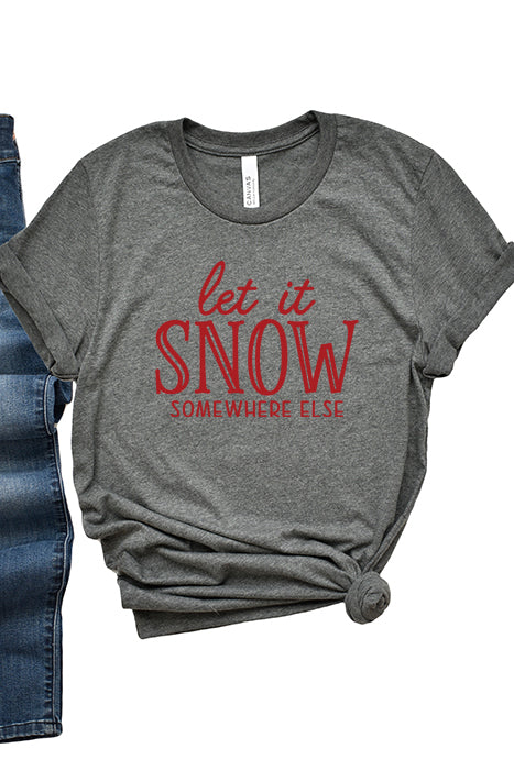 Deja que nieve en otro lugar