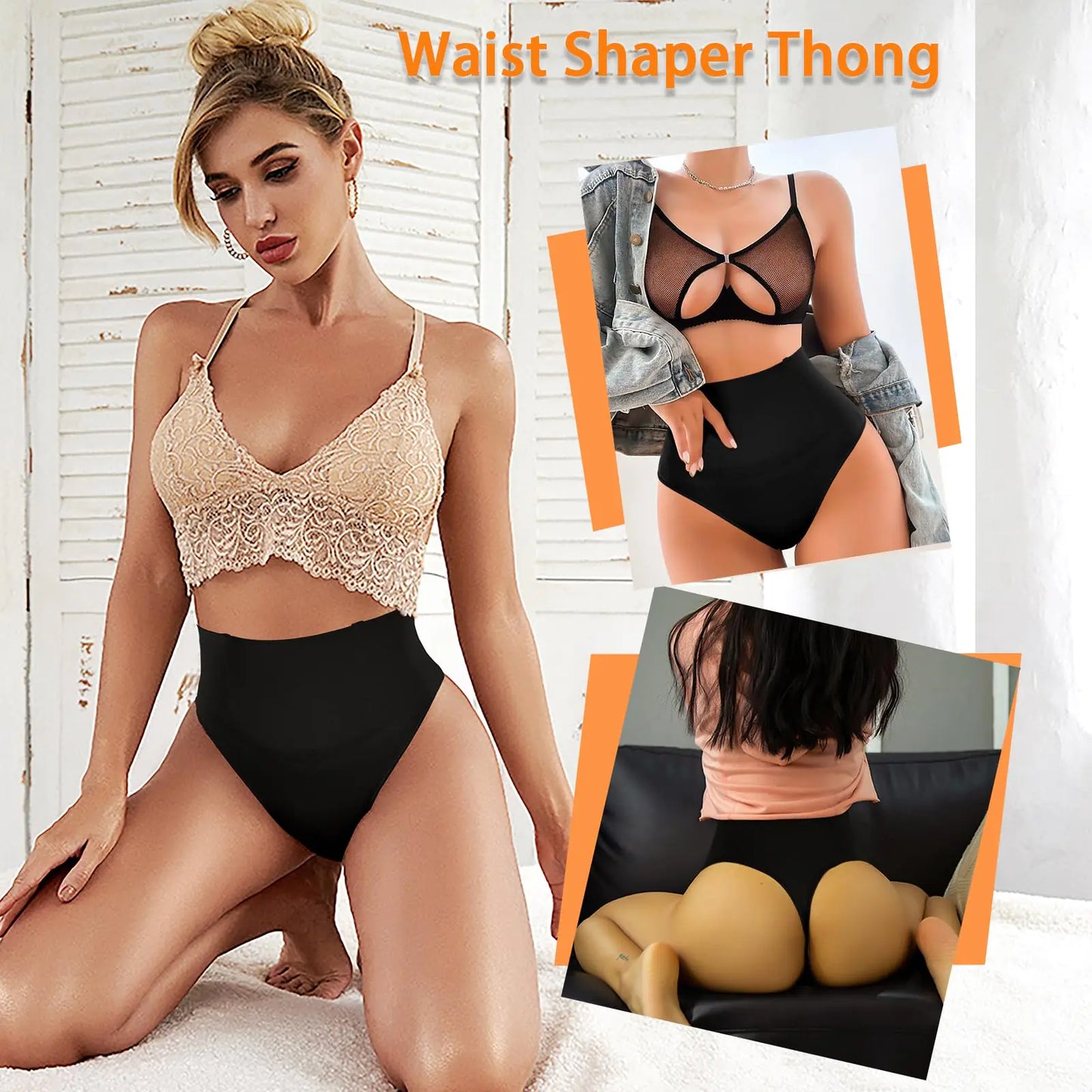 Bragas de Cintura Alta Werena - Ropa Interior Sin Costuras para Mujeres