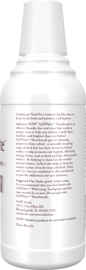 Xyliwhite™ Neem & Tea Tree Mouthwash - Fluoride-Free Oral Rinse - Korvel