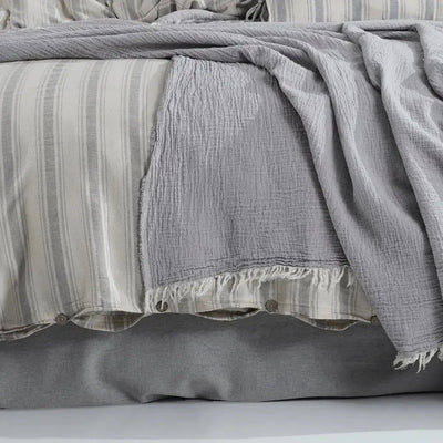 Ensemble de lit double gris Hobby Natural Life