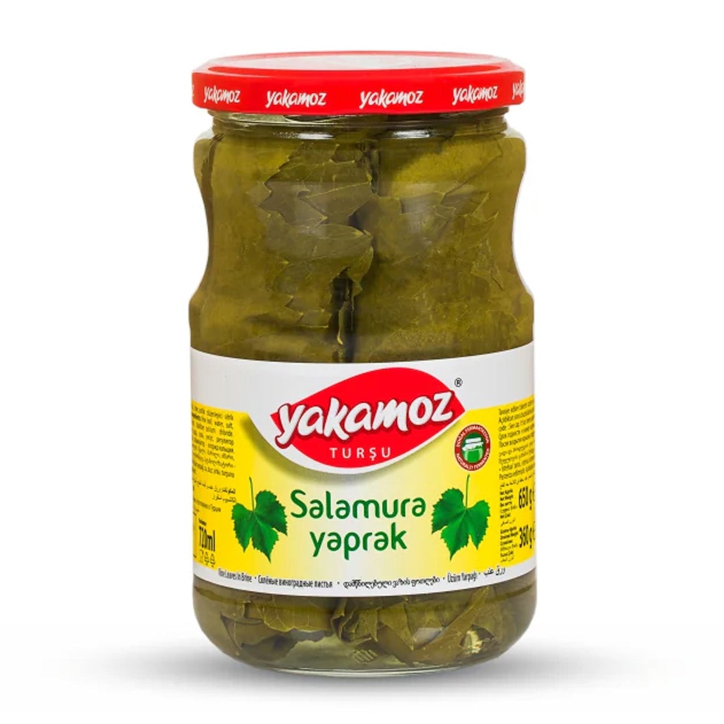 Yakamoz Grape Leaves 650 g (22.9 oz) – Tender Vine Leaves in Brine