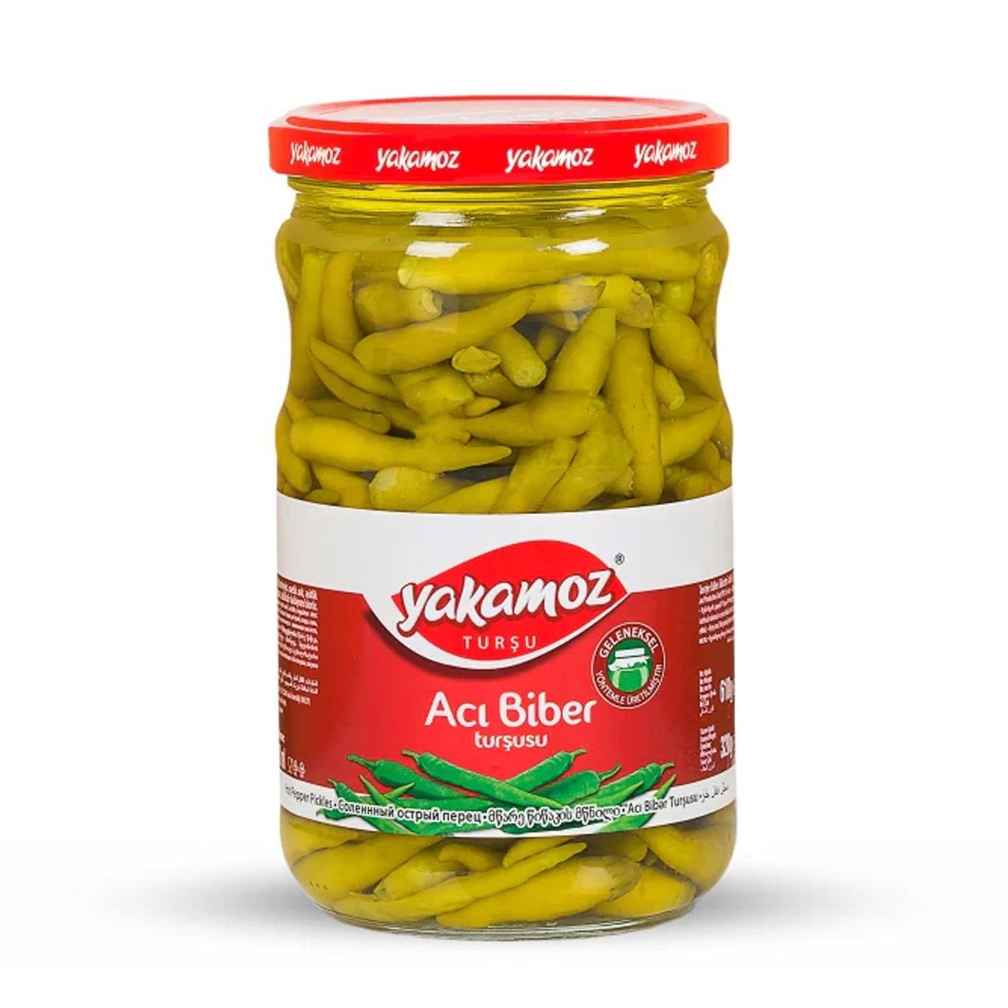 Yakamoz Hot Pepper Pickle 650 g (22.9 oz) – Spicy Pickled Peppers