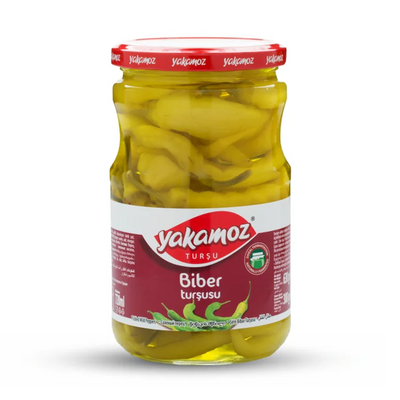 Yakamoz Mild Pepper Pickle 630 g (22.2 oz) – Mild Pickled Peppers