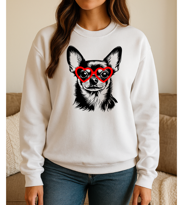 Chihuahua Love Graphic Sweatshirt - Korvel