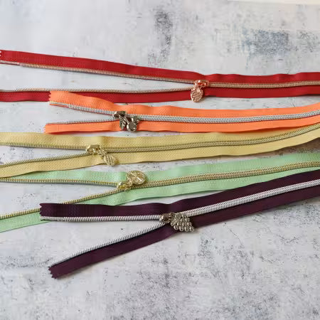Conjunto de Cremalleras de Frutas Frescas - Esenciales Coloridos para Manualidades