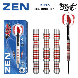Zen Enso Precision Steel Tip Dart Set - 80% Tungsten Excellence - Korvel