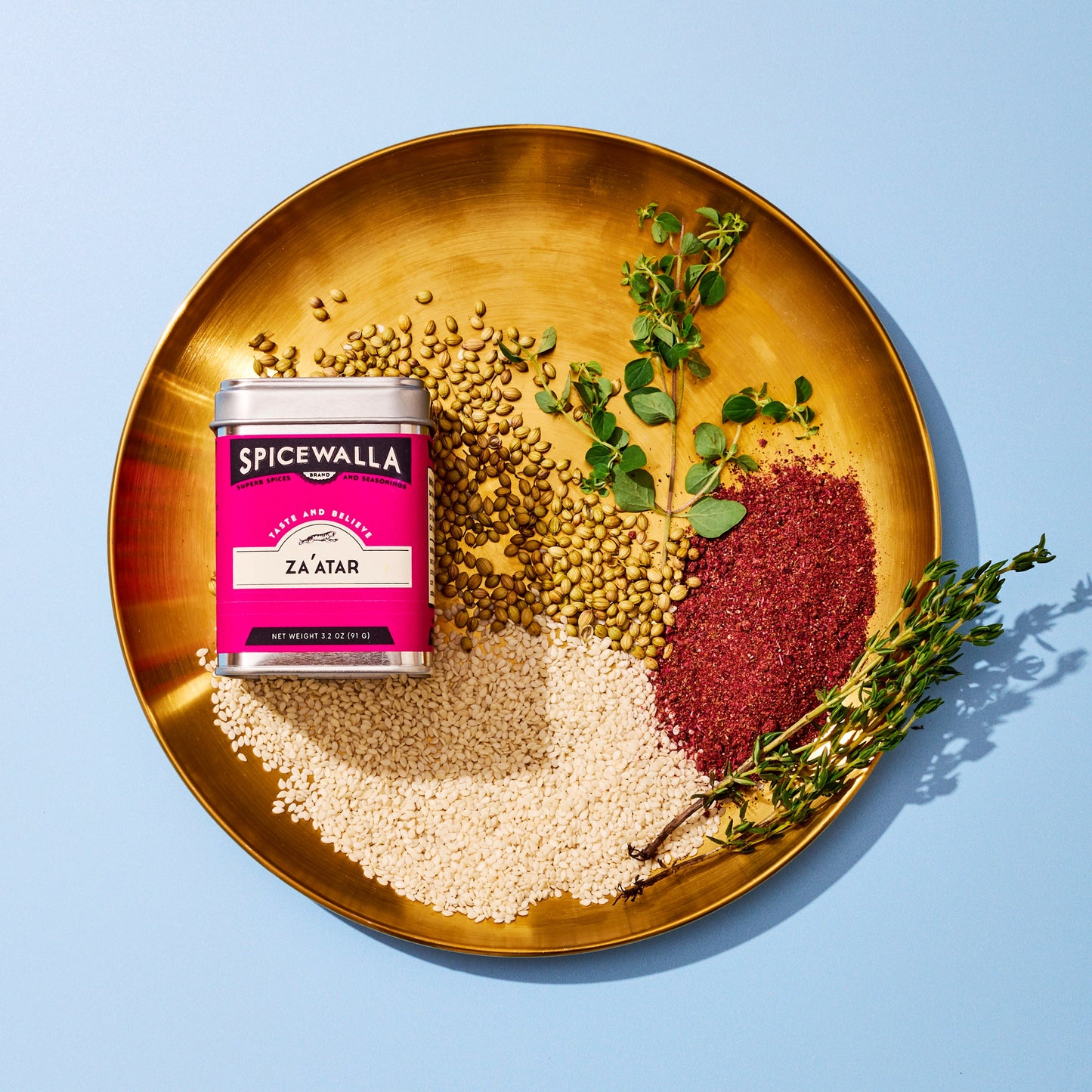Authentic Za'atar Spice Blend - 3.2 oz - Korvel