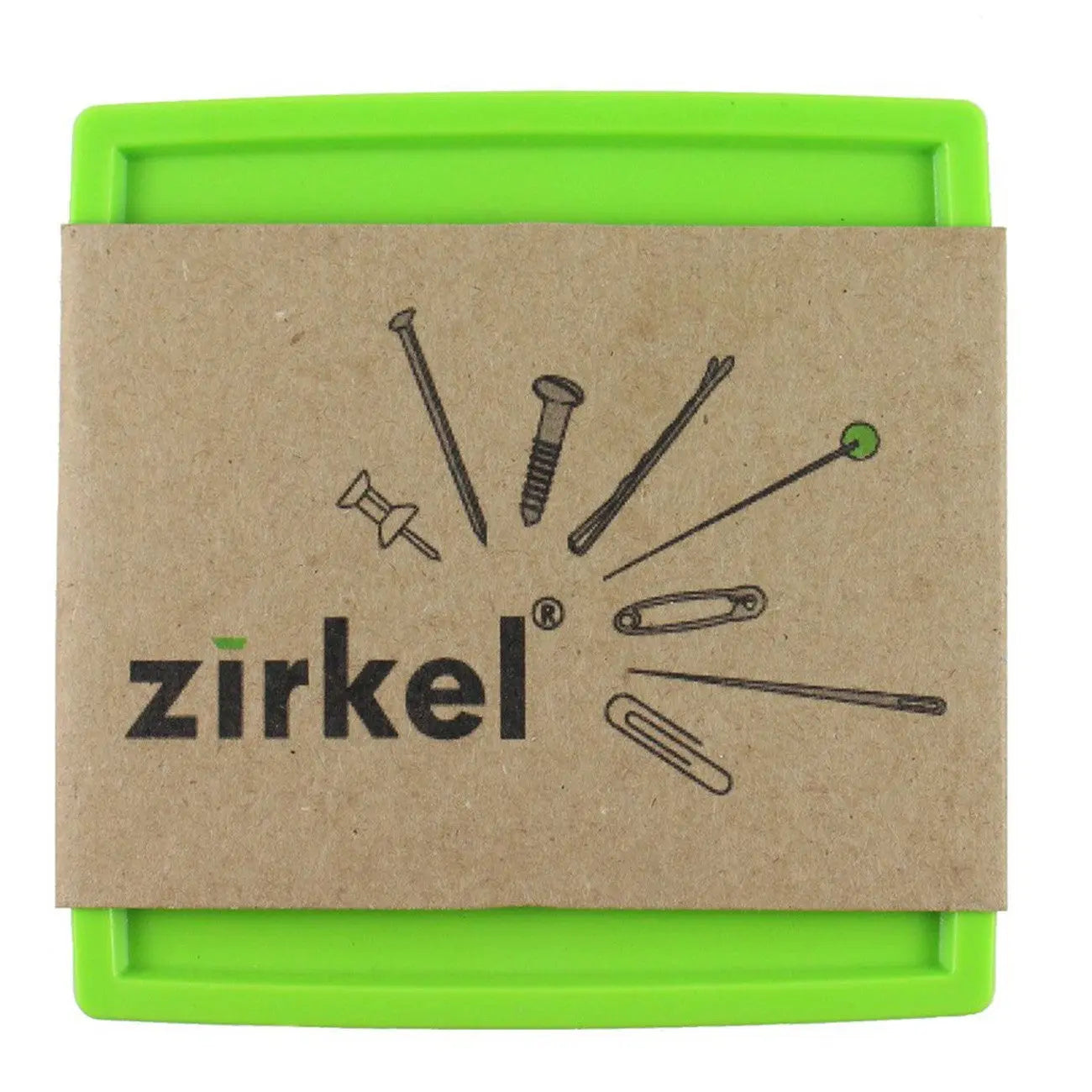 Zirkel Magnetic Pincushion in Lime Green