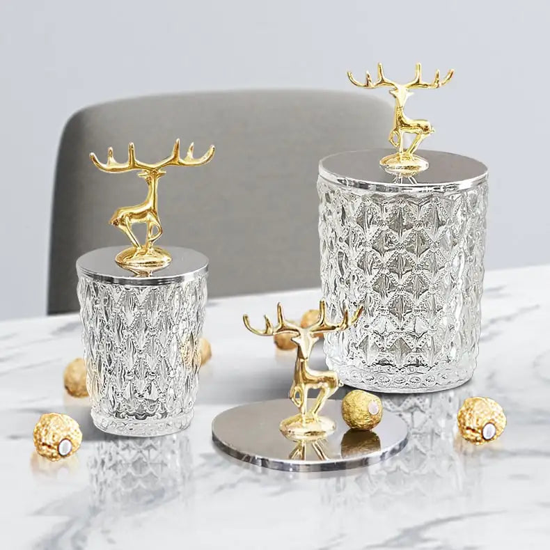 Bocaux de rangement en verre rétro pour une organisation de cuisine élégante