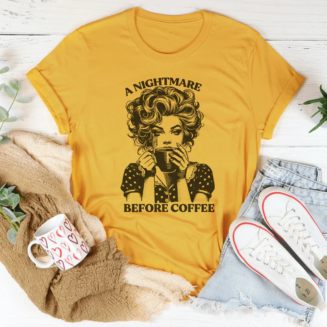 A Nightmare Before Coffee T-Shirt