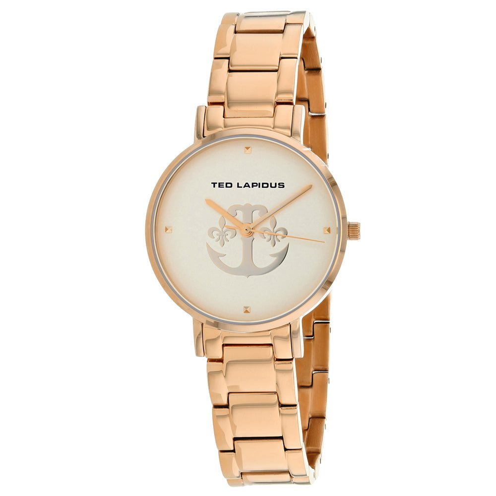 Reloj Clásico de Oro Rosa para Mujer Ted Lapidus