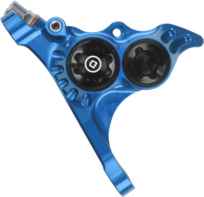 Hope RX4+ Caliper de Freno de Disco - Montaje Plano Frontal +20mm Tipo DOT Azul