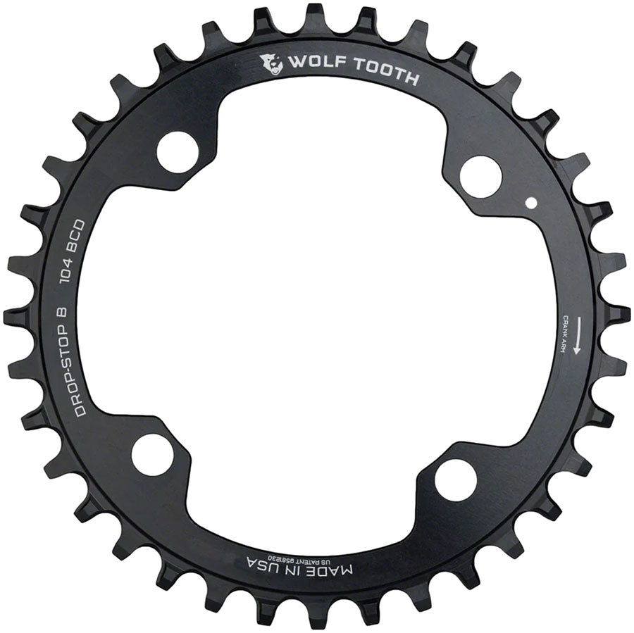 Wolf Tooth 104 BCD Chainring - 38t Black