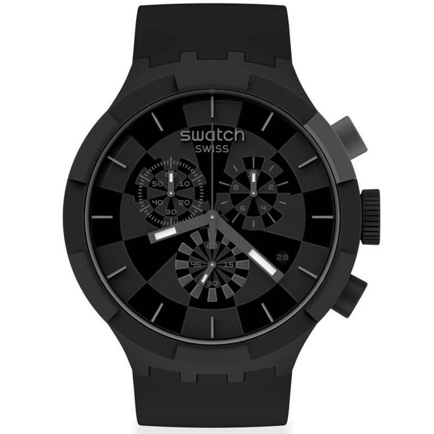 Swatch Men's Big Bold Chrono Checkpoint Black Watch