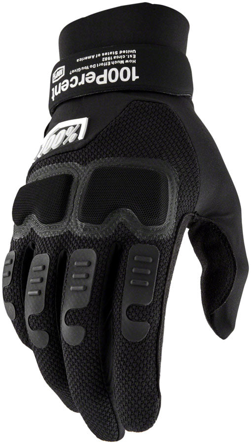 Gants Langdale 100 % - Noir à doigts complets pour hommes X-Large