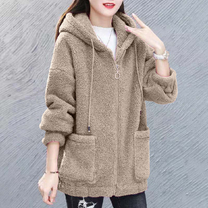 Cardigan ample imprimé sans bouton