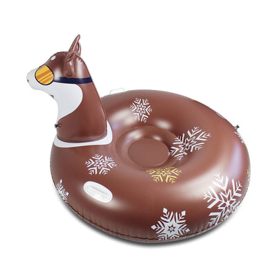 Drag Christmas Elk Ski Ring for Kids
