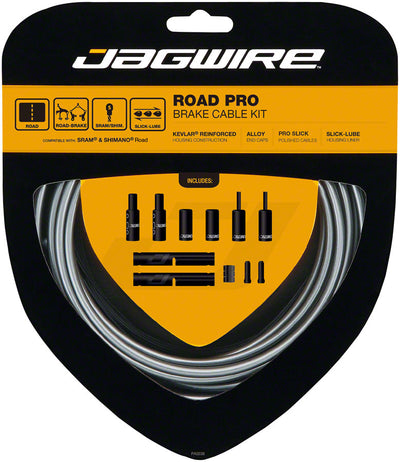 Jagwire Pro Brake Cable Kit for Road Bikes - Ice Gray