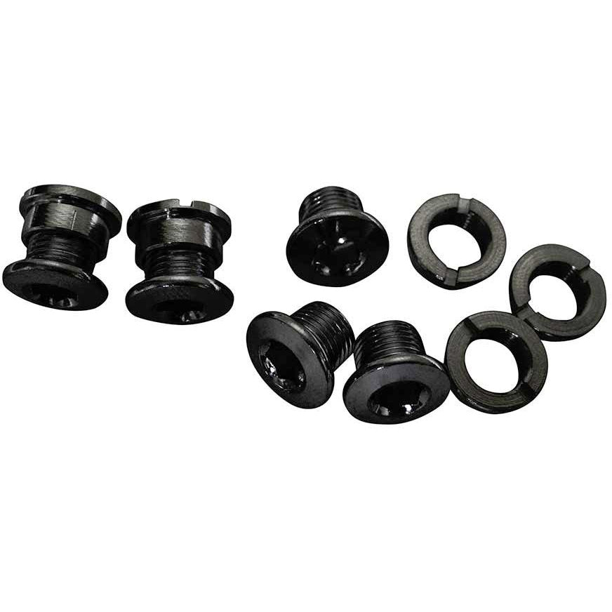 Juego de pernos de cadena SRAM Dual-Hex - 12 piezas de acero negro