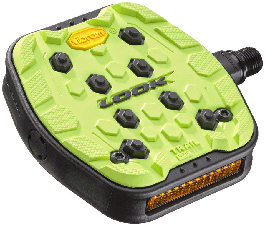 Pédales LOOK Geo Trail Grip - Plateforme 9/16" Lime