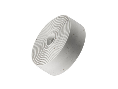 Cinta de manillar de corcho con doble gel Bontrager - Blanca