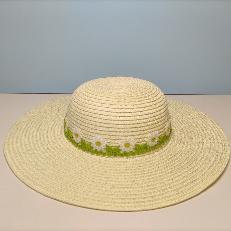 Children's Sun-Proof Straw Hat for Outdoor Adventures