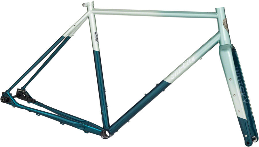 All-City Cosmic Stallion Frameset - 61cm Acero Rainbow Trout