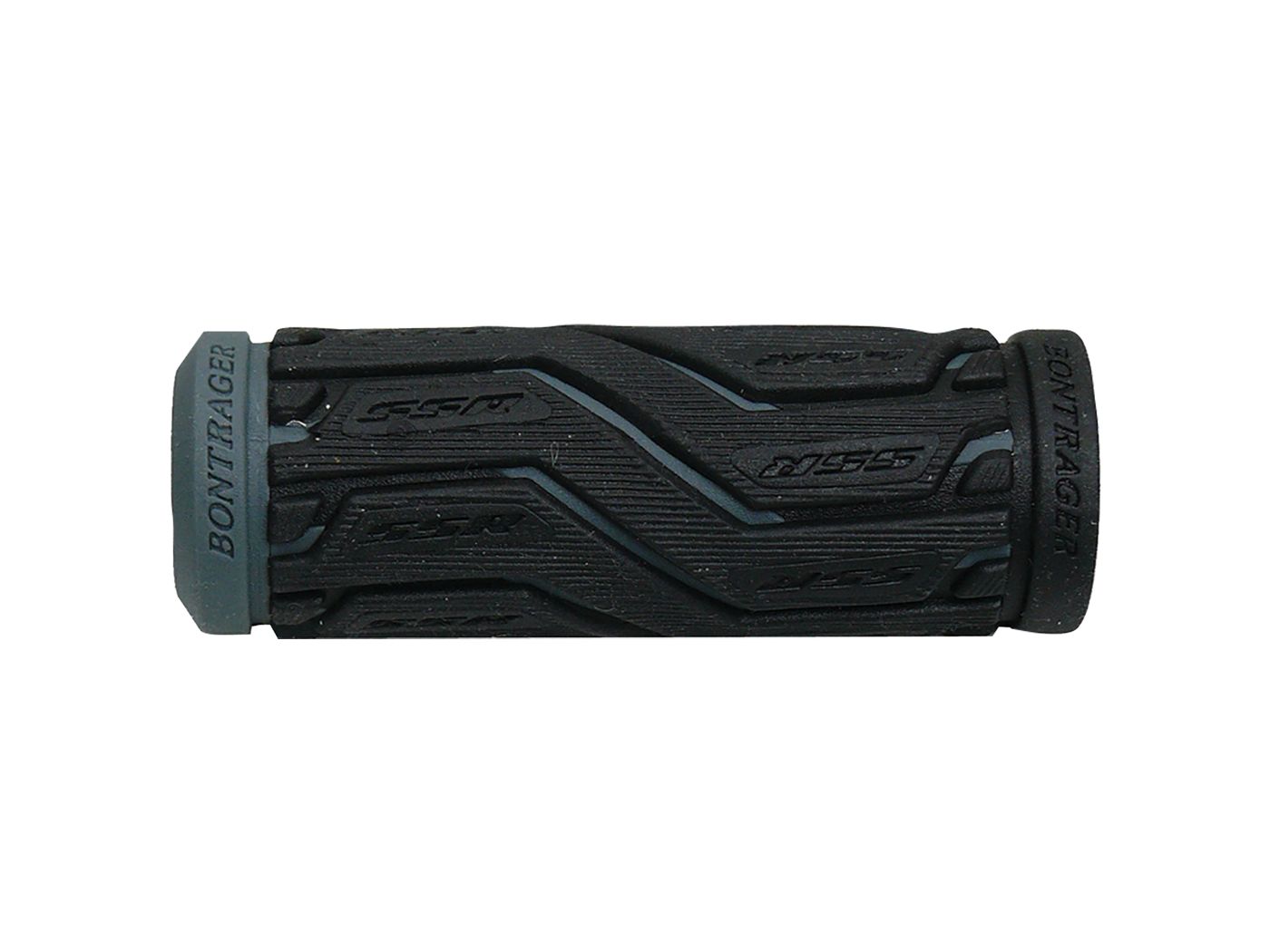 Empuñaduras Bontrager SSR de extremo cerrado - 90mm Negro/Gris