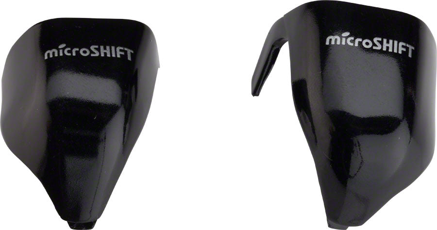 microSHIFT External Routing Drop Bar Lever Caps - Black