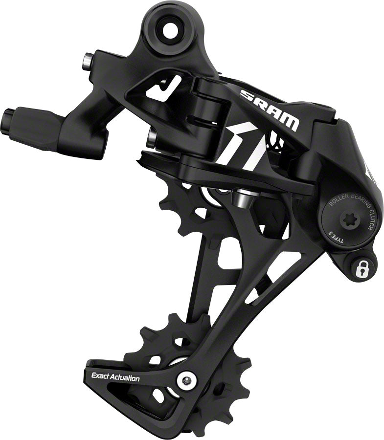 SRAM Apex Desviador Trasero - 11 Velocidades de Jaula Larga Negro