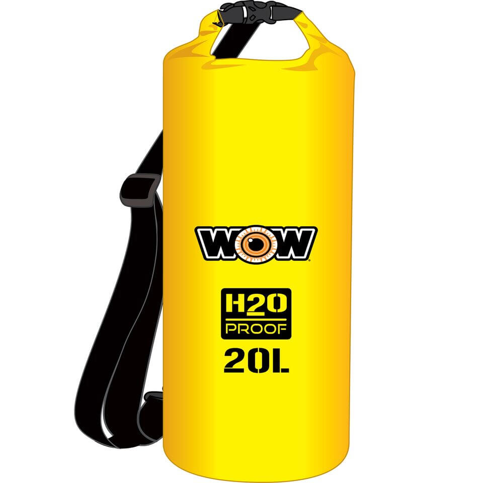 WOW Sports H2O Proof 20L Drybag - Jaune